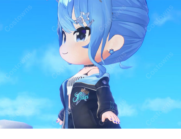 hololive 星街すいせい 夏に一閃!水鉄砲のアルペジオ 水着Ver. コスプレ衣装-6