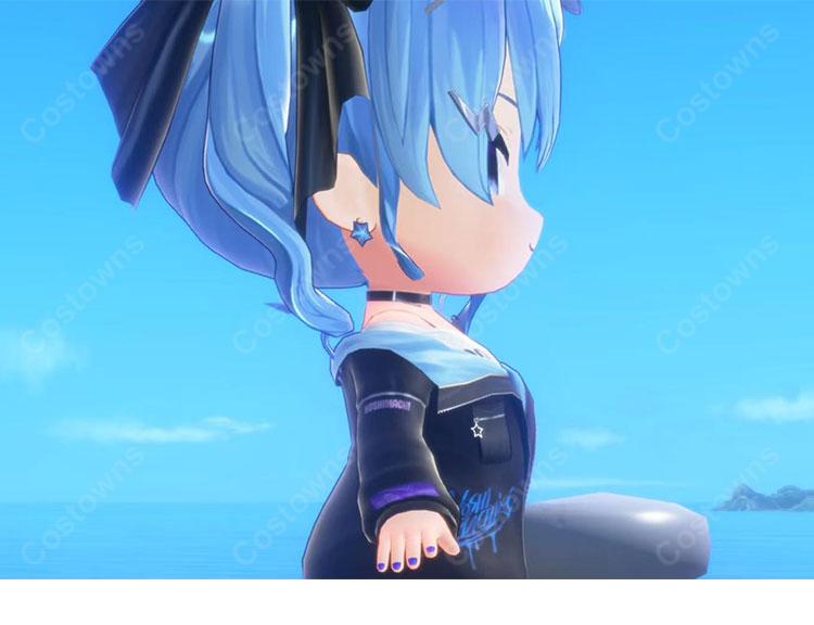 hololive 星街すいせい 夏に一閃!水鉄砲のアルペジオ 水着Ver. コスプレ衣装-7
