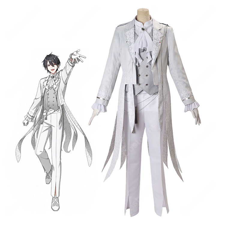 にじさんじ エイプリルフール2026「SUSHIDOL PROJECT」紫男 夢追翔 コスプレ衣装 アイドル衣装-1