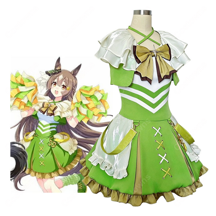 ウマ娘 プリティーダービー サトノダイヤモンド チア衣装 コスプレ衣装-1