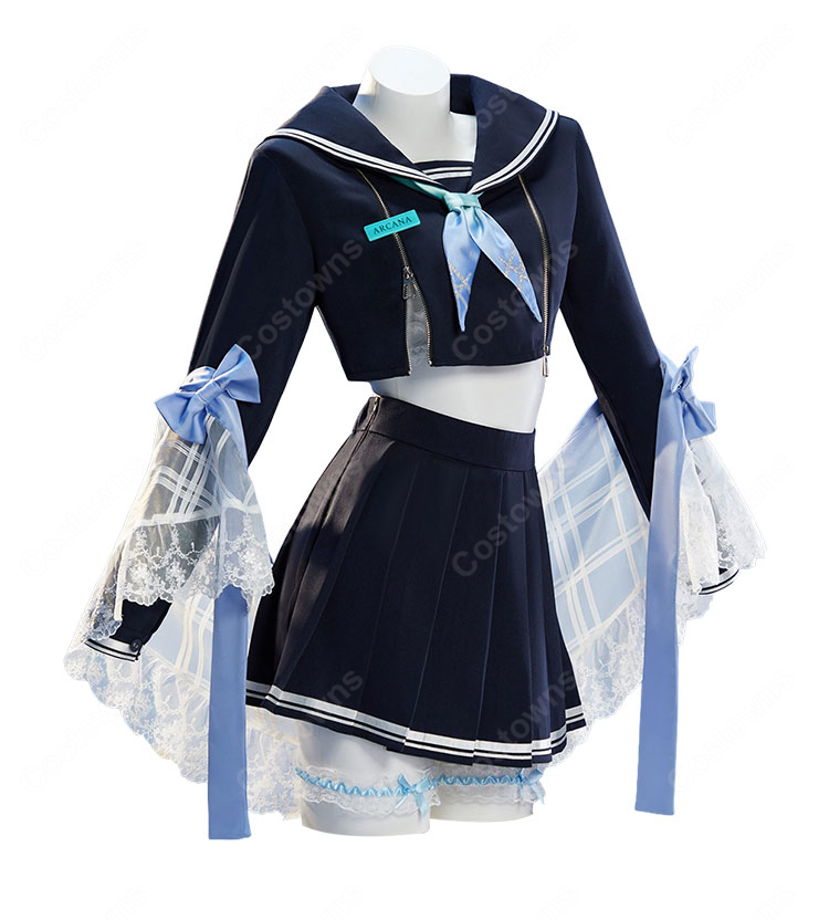 勝利の女神:NIKKE アルカナ:フォーチュンメイト コスプレ衣装 制服 セーラー服風 2X2 LOVE イベント衣装-3