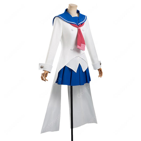 ソウルイーター マカ＝アルバーン スパルトイ制服 コスプレ衣装 セーラー服風ロングコートセット XS～XL元の画像