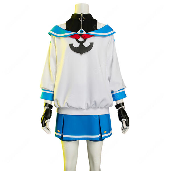 GUILTY GEAR -STRIVE- エイプリル コスプレ衣装 セーラー風トップス＆ブルースカート 帽子・手袋付き オーダメイド可元の画像