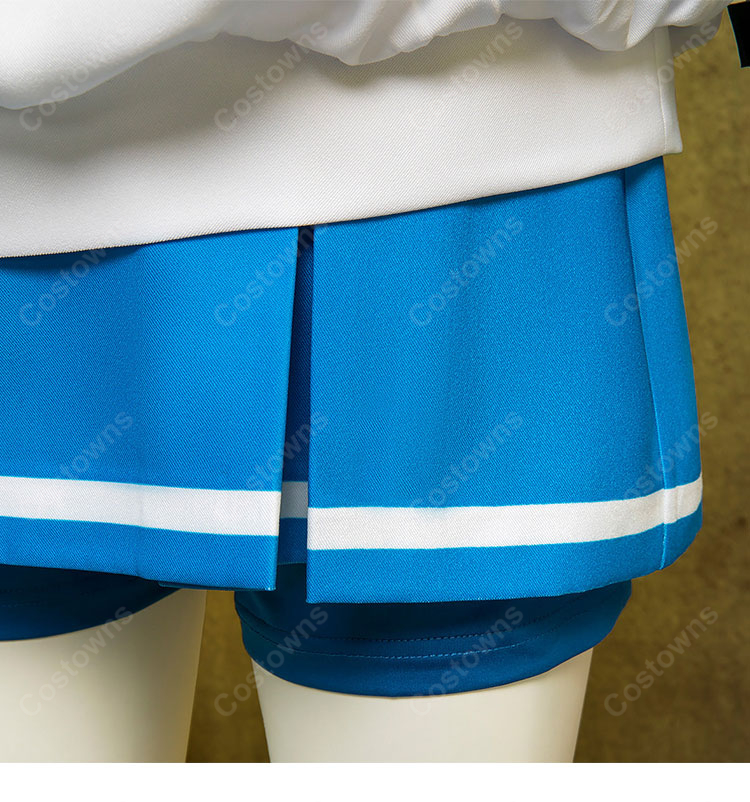GUILTY GEAR -STRIVE- エイプリル コスプレ衣装 セーラー風トップス＆ブルースカート 帽子・手袋付き-10