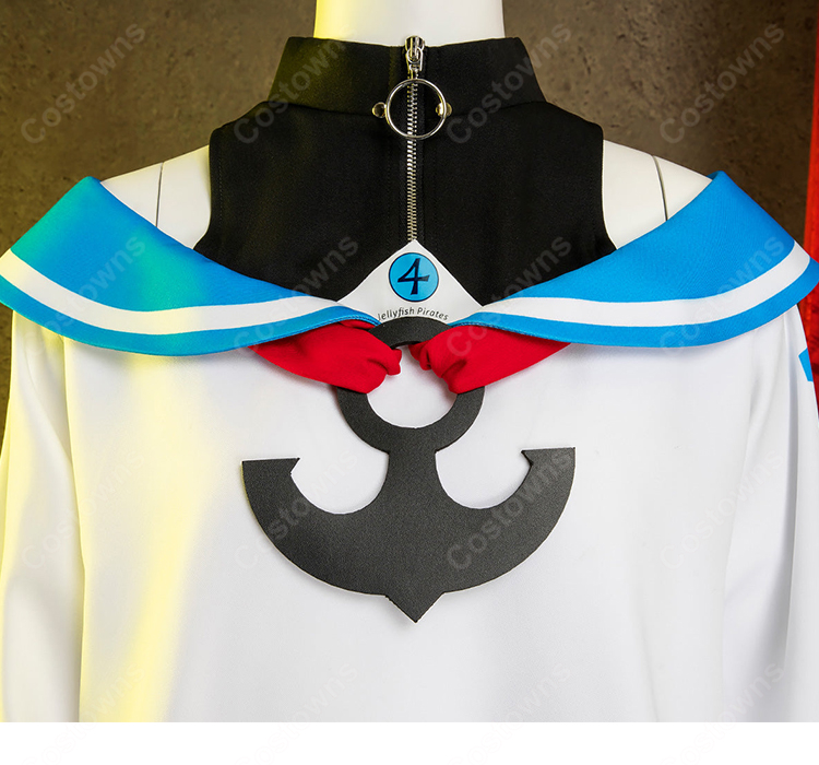GUILTY GEAR -STRIVE- エイプリル コスプレ衣装 セーラー風トップス＆ブルースカート 帽子・手袋付き-5