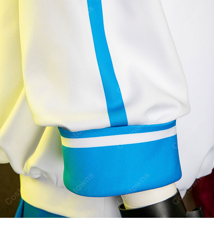 GUILTY GEAR -STRIVE- エイプリル コスプレ衣装 セーラー風トップス＆ブルースカート 帽子・手袋付き-12