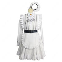 一番くじ 勝利の女神：NIKKE CHAPTER7 スノーホワイト 白メイド コスプレ衣装 7点セット