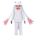 魔法少女まどか☆マギカ 鹿目まどか キュゥべえ着ぐるみパジャマVer. コスプレ衣装 上下セット 尻尾付き