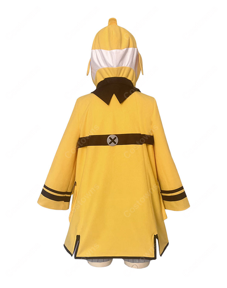 原神 星々の幻境 ぱらぱら天気雨 Weather Waddler ドール（女）Ver. コスプレ衣装 コート＆ショートパンツ-4