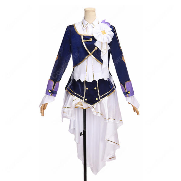 にじさんじ 白雪巴 共通衣装Ver. コスプレ衣装 FANTASIA ライブ衣装 7点セット オーダメイド可元の画像