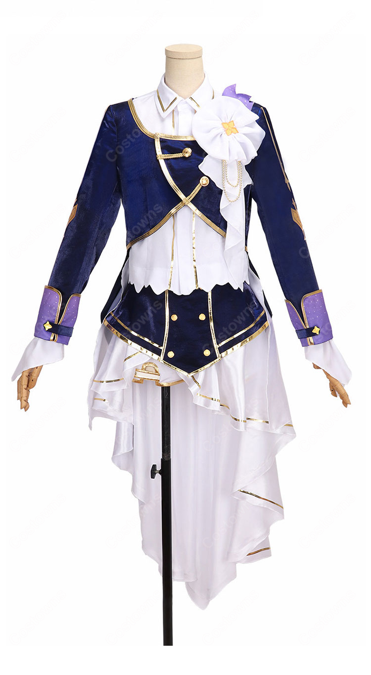 にじさんじ 白雪巴 共通衣装Ver. コスプレ衣装 FANTASIA ライブ衣装 7点セット-2