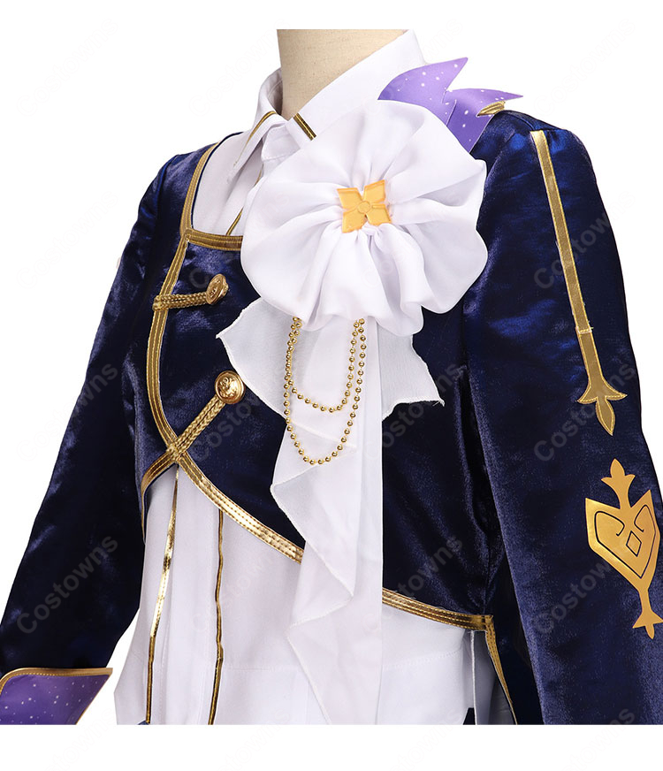 にじさんじ 白雪巴 共通衣装Ver. コスプレ衣装 FANTASIA ライブ衣装 7点セット-6