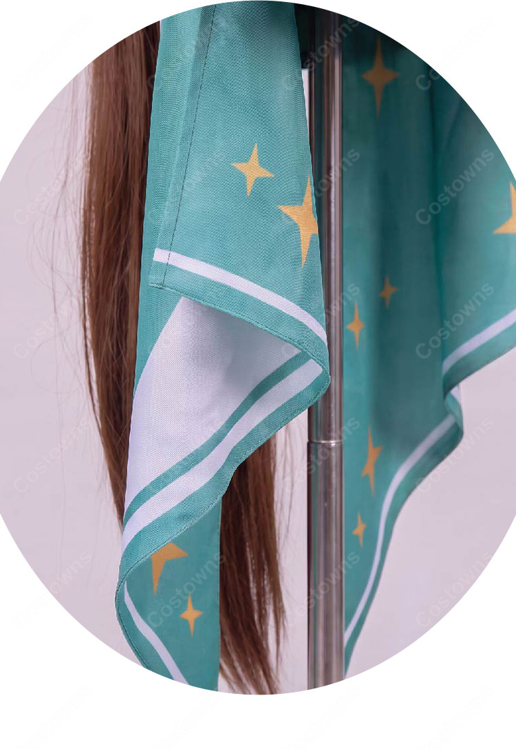 ウマ娘 プリティーダービー エフフォーリア 勝負服 コスプレ衣装 飾り物付き イベント・撮影・ステージ向け-4