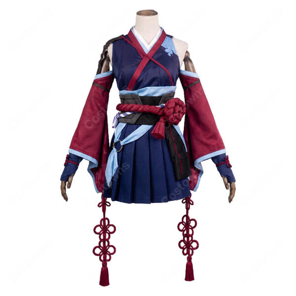 ウマ娘 プリティーダービー ファレノプシス 勝負服 コスプレ衣装 和装風デザイン 飾り物付き 撮影・イベント向け元の画像