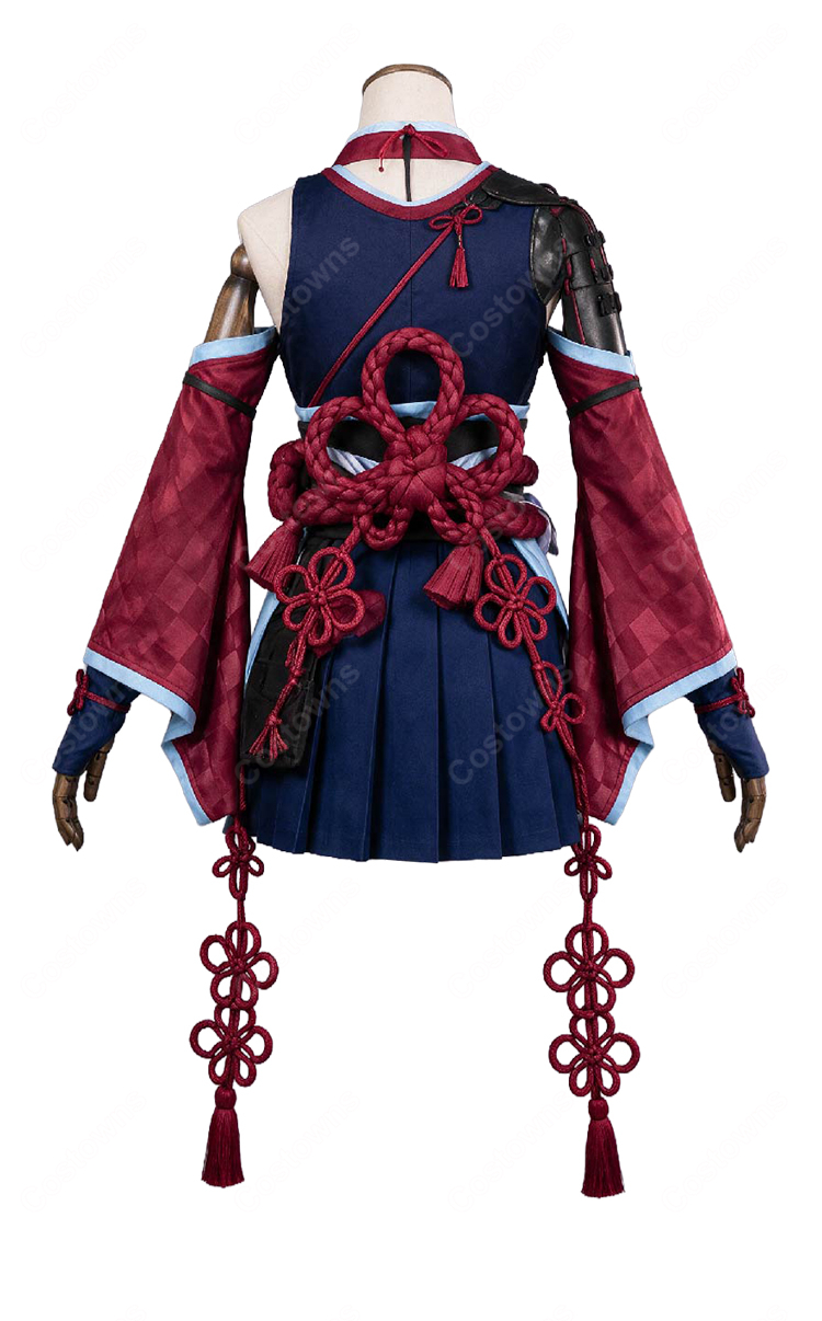 ウマ娘 プリティーダービー ファレノプシス 勝負服 コスプレ衣装 和装風デザイン 飾り物付き 撮影・イベント向け-3