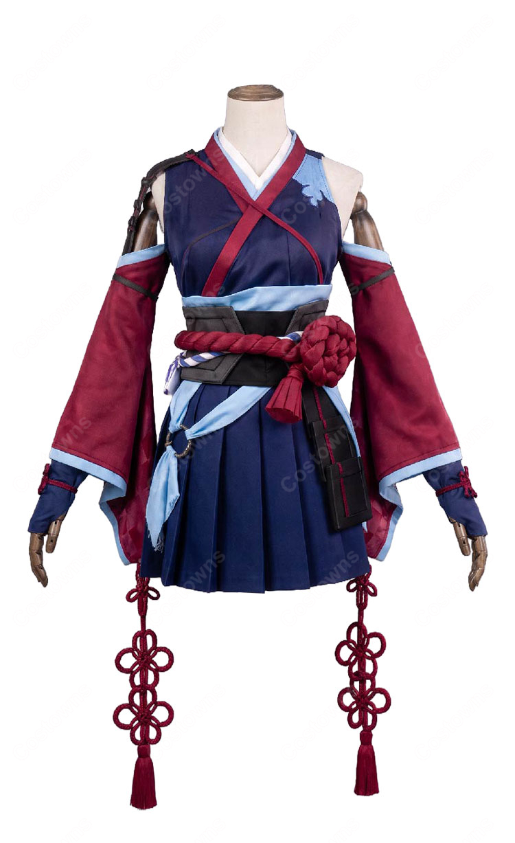 ウマ娘 プリティーダービー ファレノプシス 勝負服 コスプレ衣装 和装風デザイン 飾り物付き 撮影・イベント向け-2