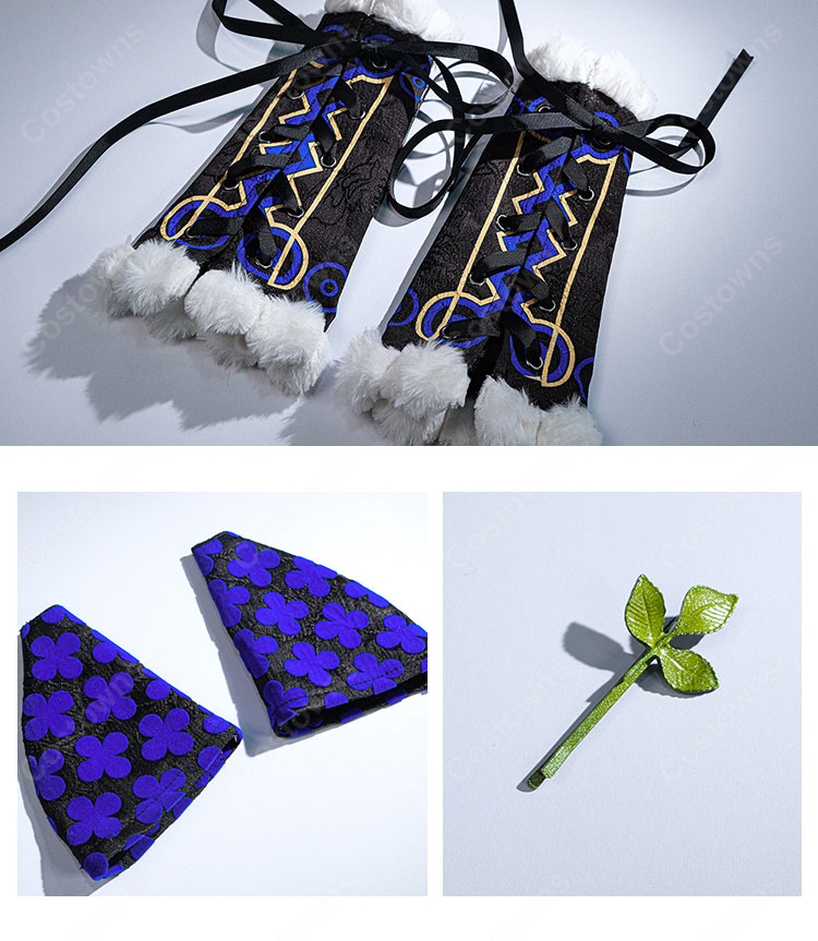 Fate/Grand Order 楊貴妃 第二再臨 コスプレ衣装 チャイナドレス風ワンピース アームカバー・花飾り・髪飾り付き-9