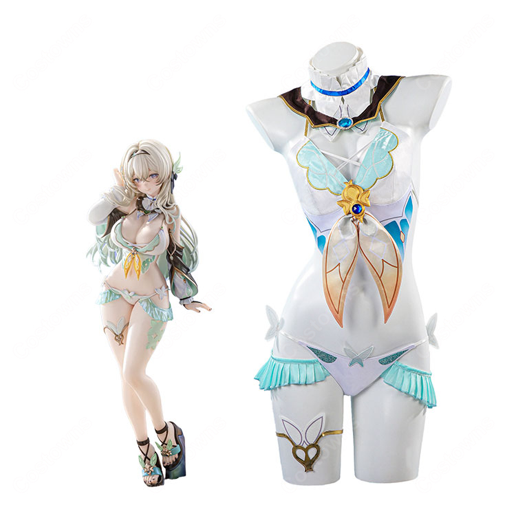 崩壊:スターレイル ホタル 水着Ver. コスプレ衣装 セット一式 イベント撮影向け-1