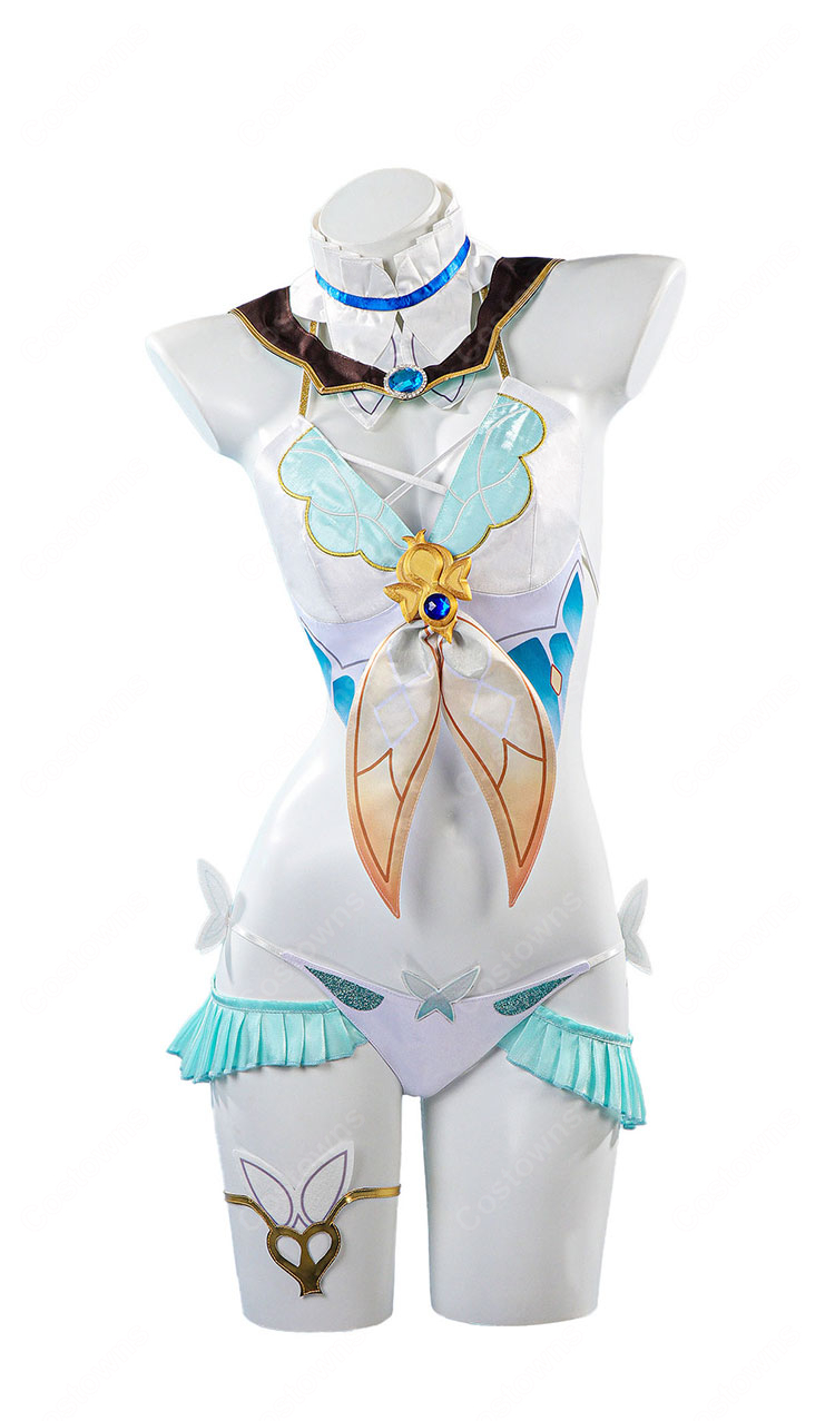 崩壊:スターレイル ホタル 水着Ver. コスプレ衣装 セット一式 イベント撮影向け-2