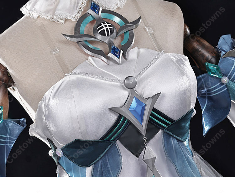 原神 ヴォジャニーツァ コスプレ衣装 コロレフスキー劇団 プリマドンナ衣装 神の目飾り付き-5
