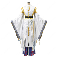 アークナイツ リィン 濯冠纓 コスプレ衣装 0011/VIII 白×金の道士風衣装 アクセサリー付き 撮影・イベント向け(202×202)