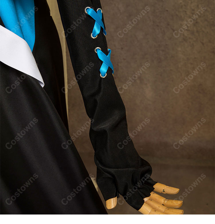GUILTY GEAR -STRIVE- クイーン・ディズィー コスプレ衣装 ヴィアラティア公務衣装 花飾り付き-11