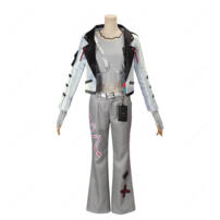 FouRTe Project 御影 漣 コスプレ衣装 ジャケット＆ワイドパンツセット ネックレス・ハーネス付き