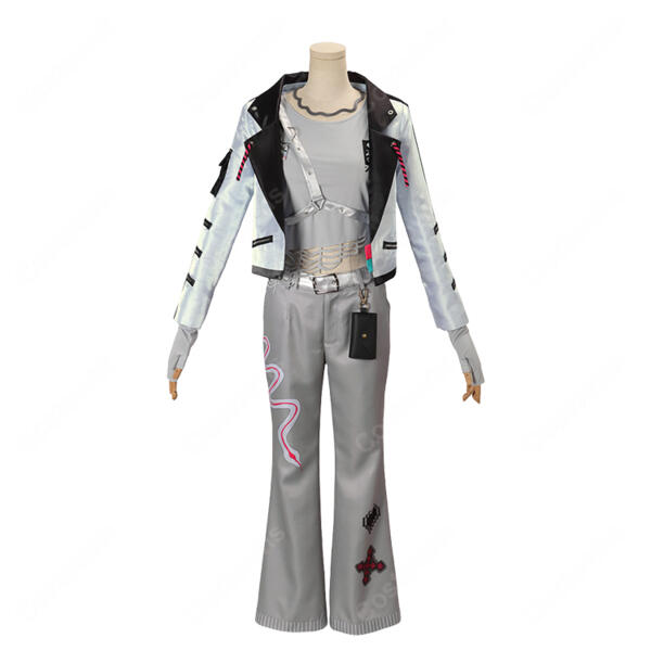 FouRTe Project 御影 漣 コスプレ衣装 ジャケット＆ワイドパンツセット ネックレス・ハーネス付き オーダメイド可元の画像