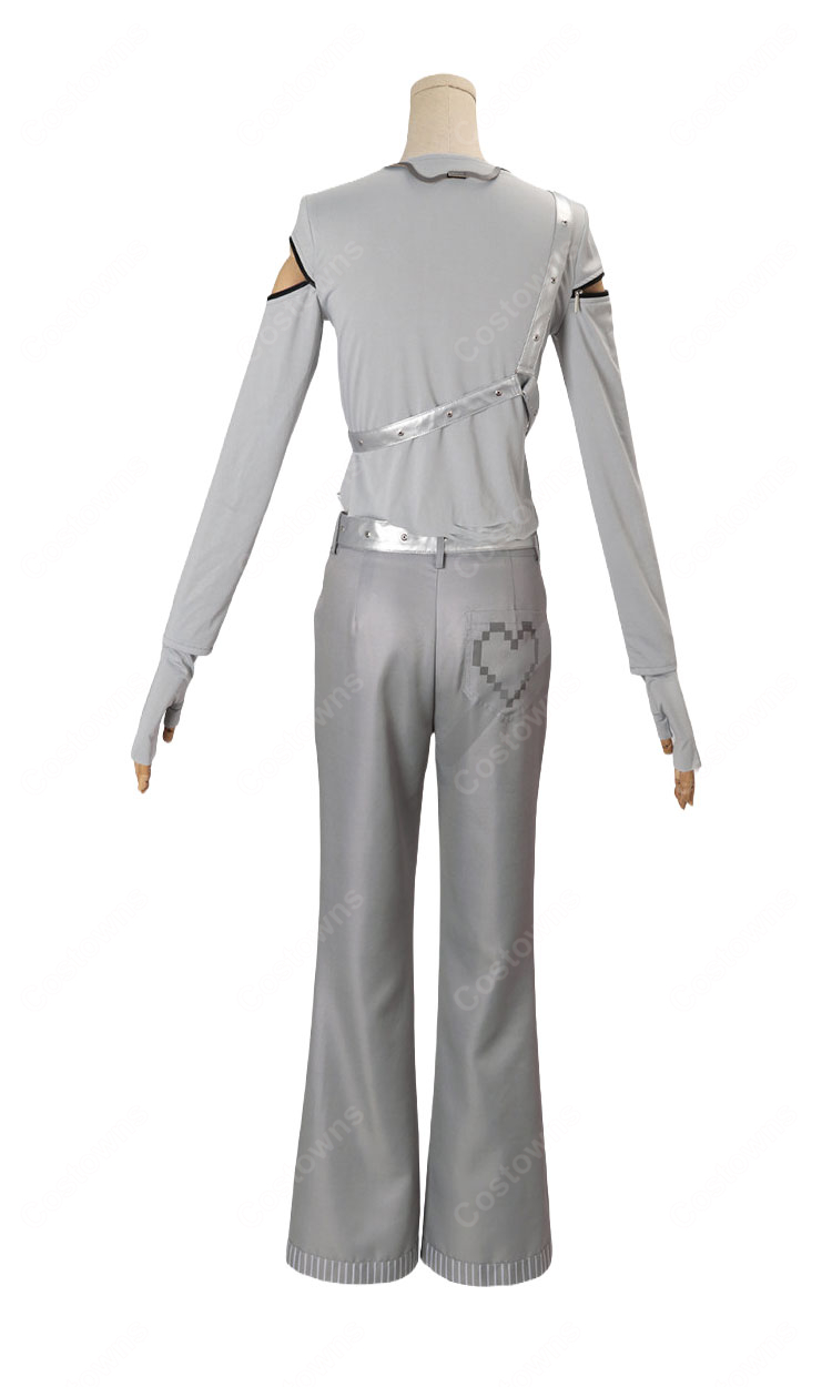 FouRTe Project 御影 漣 コスプレ衣装 ジャケット＆ワイドパンツセット ネックレス・ハーネス付き-6