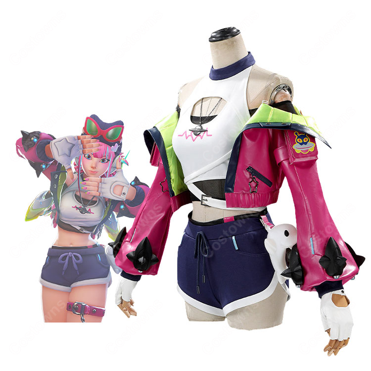 オーバーウォッチ×YOASOBI ジュノ コスプレ衣装 ジャケット&小道具付き 衣装セット-1