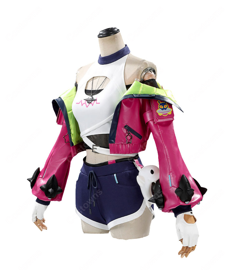 オーバーウォッチ×YOASOBI ジュノ コスプレ衣装 ジャケット&小道具付き 衣装セット-3