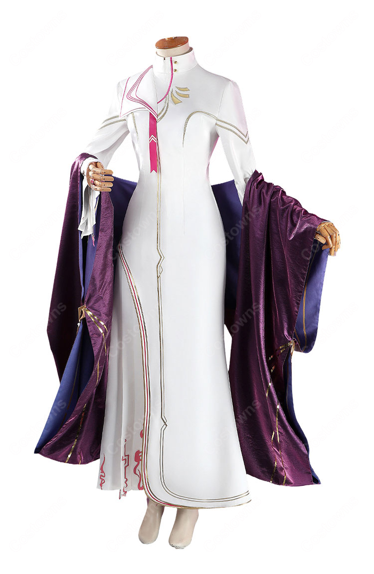 無期迷途 シーリン コスプレ衣装 基本衣装Ver. 蒼藍ドーム ロングドレス&ショール 小物セット XS~XXL-3