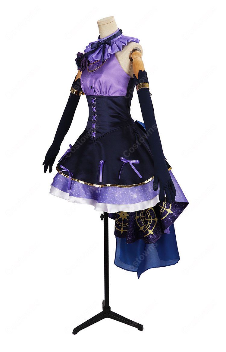 にじさんじ 8th Anniversary 月ノ美兎 コスプレ衣装 ドレス&グローブセット-4
