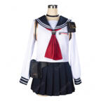 ブルーアーカイブ 高倉クルミ コスプレ衣装 SRT特殊学園 FOX小隊 通常制服 セーラー服 小物セット