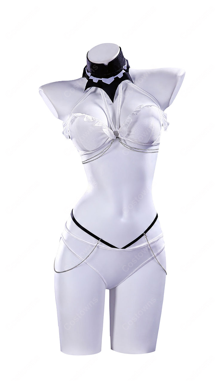 勝利の女神：NIKKE リトルマーメイド（セイレーン）シェルプリンセス コスプレ衣装 水着スタイル 10点セット-2