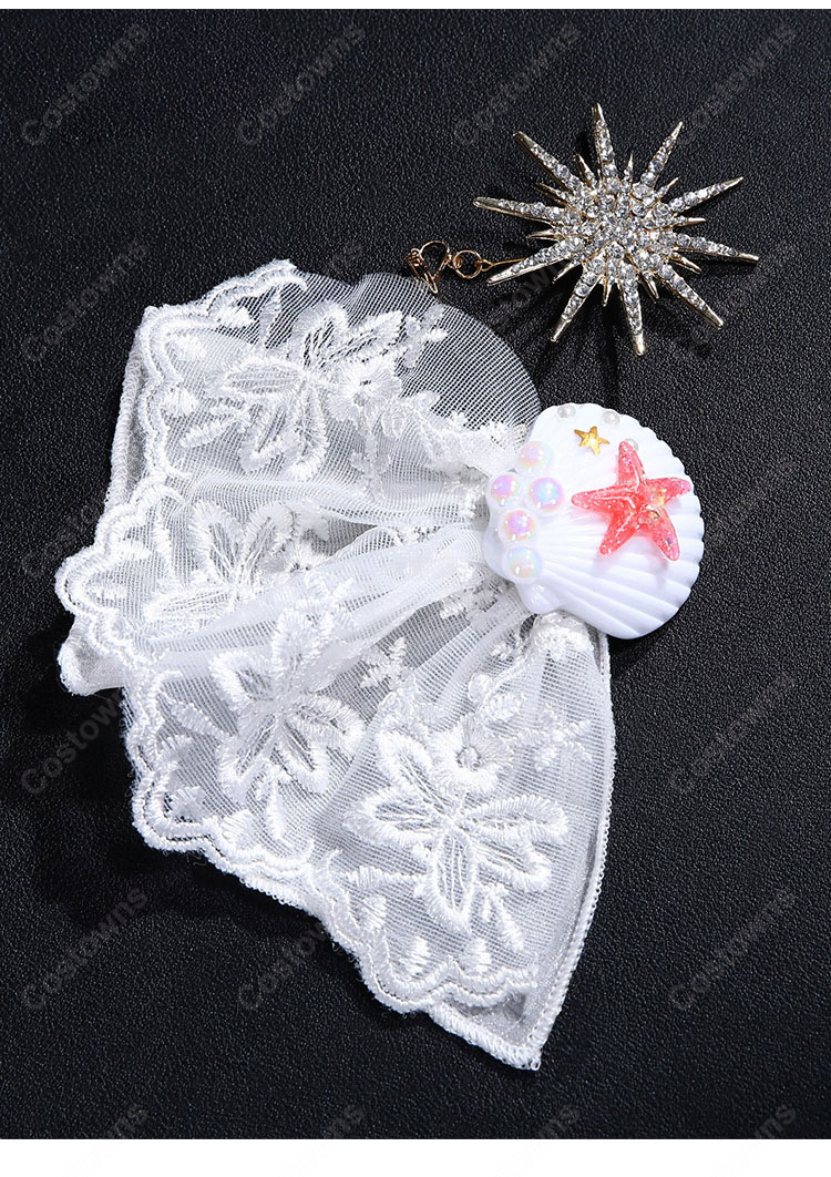 勝利の女神：NIKKE リトルマーメイド（セイレーン）シェルプリンセス コスプレ衣装 水着スタイル 10点セット-7