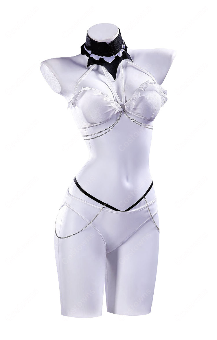 勝利の女神：NIKKE リトルマーメイド（セイレーン）シェルプリンセス コスプレ衣装 水着スタイル 10点セット-3
