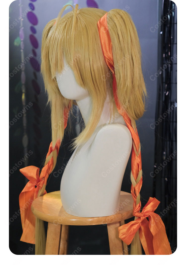 しゅごキャラ! ほしな歌唄 ステージ衣装Ver. コスプレ衣装 イエロー×ホワイト 6点セット イベント・撮影向け-7