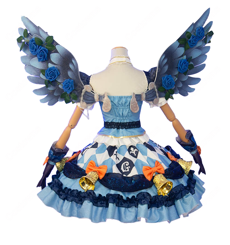 アイカツ! 藤堂ユリカ ナイトメアカプリコーンコーデ コスプレ衣装 星座プレミアムドレス クラウン付き・翼追加可-5