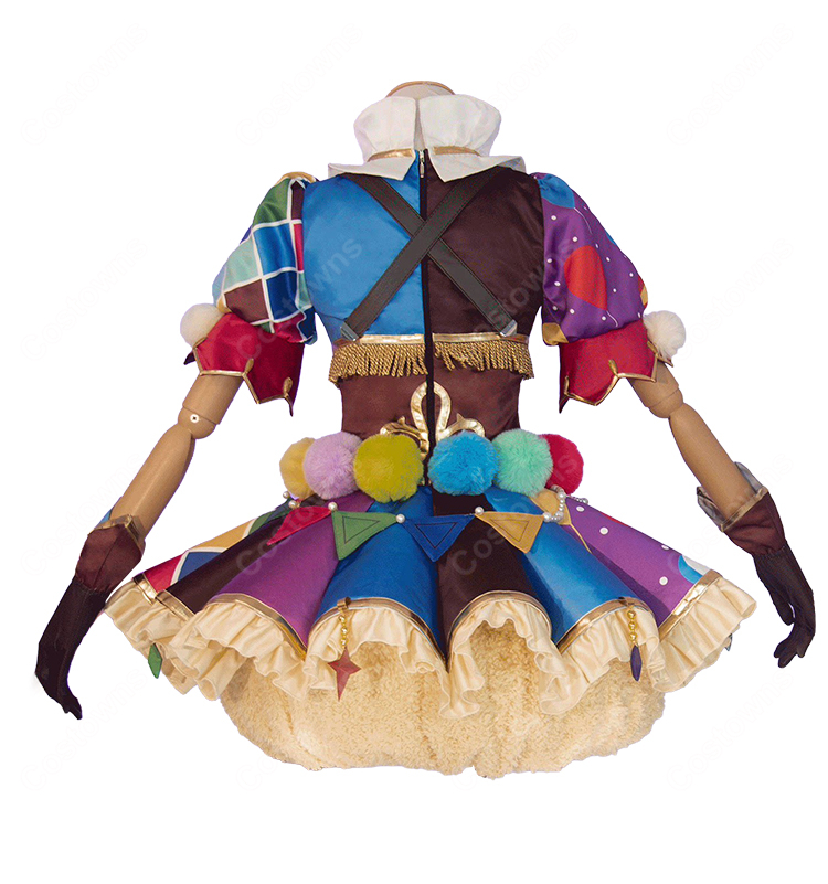 アイカツ! 一ノ瀬かえで ピエロカーニバルコーデ コスプレ衣装-5