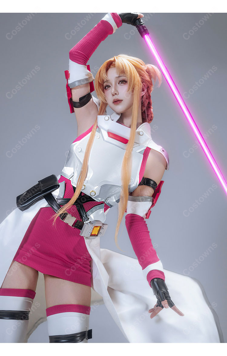 ソードアート・オンライン アリシゼーション アスナ GGO Ver. コスプレ衣装-5