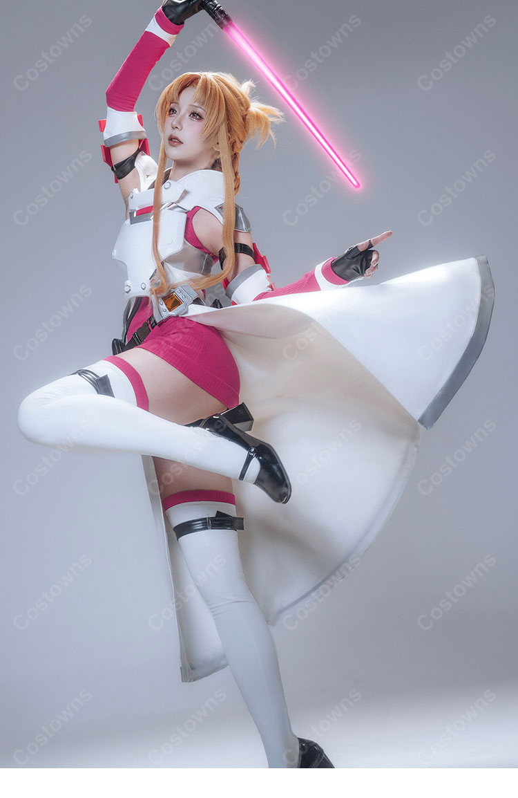 ソードアート・オンライン アリシゼーション アスナ GGO Ver. コスプレ衣装-7