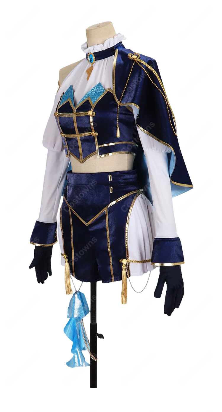 にじさんじ エリーラ ペンドラ 共通衣装 コスプレ衣装 ケープ・ビスチェ・ショートパンツ付き イベント撮影向け-3