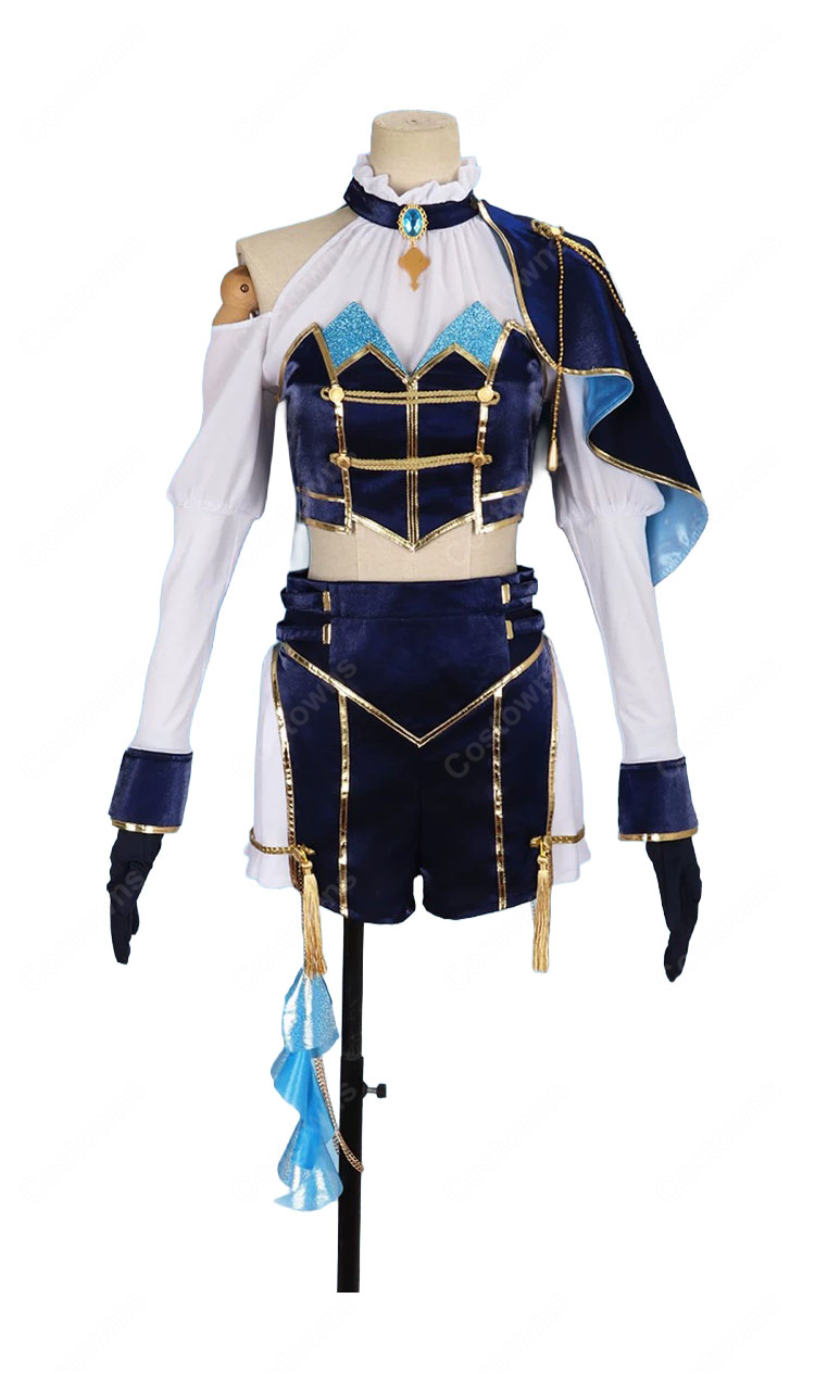 にじさんじ エリーラ ペンドラ 共通衣装 コスプレ衣装 ケープ・ビスチェ・ショートパンツ付き イベント撮影向け-2