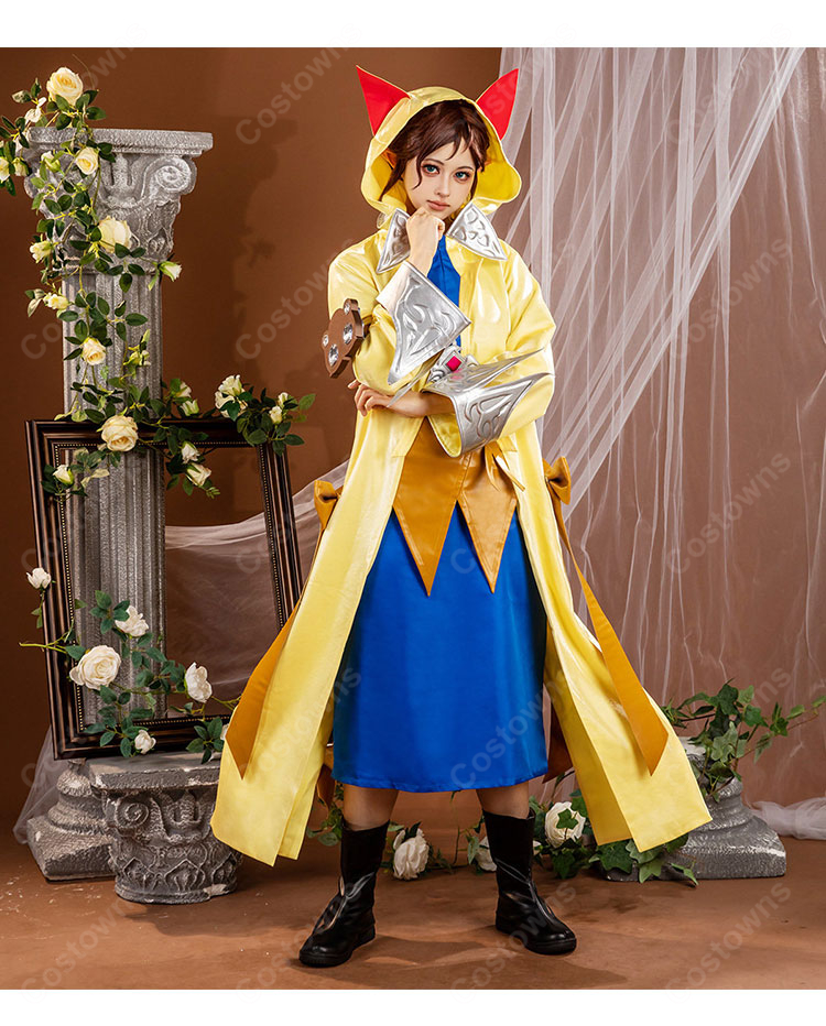 ファイナルファンタジーXIV クルル・バルデシオン コスプレ衣装 サイオンズリスナー衣装 猫耳フード付き イベント・撮影向け-4