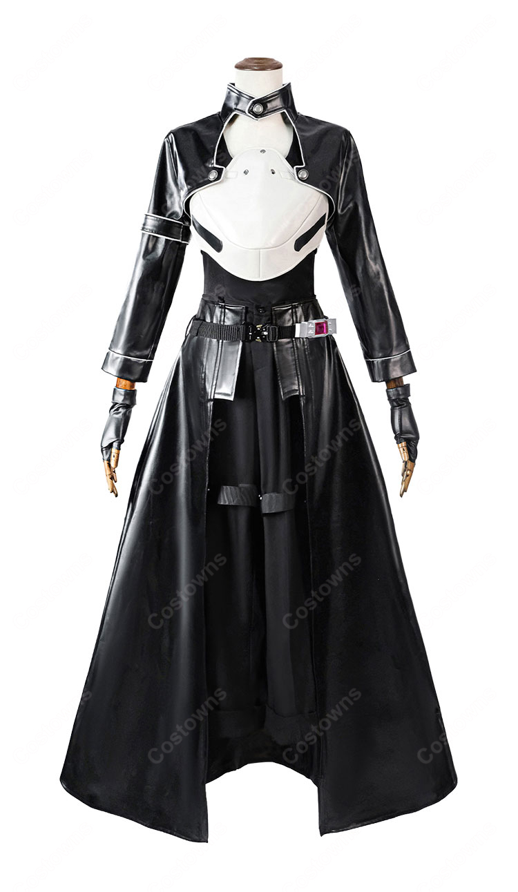 ソードアート・オンラインII キリト GGO Ver. コスプレ衣装 ファントム・バレット編 胸当て・グローブ付き7点セット-2