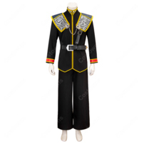ディシディア ファイナルファンタジー NT スコール・レオンハート 2ndフォーム SeeD制服 コスプレ衣装 上着 肩飾り パンツ ベルト付き(202×202)