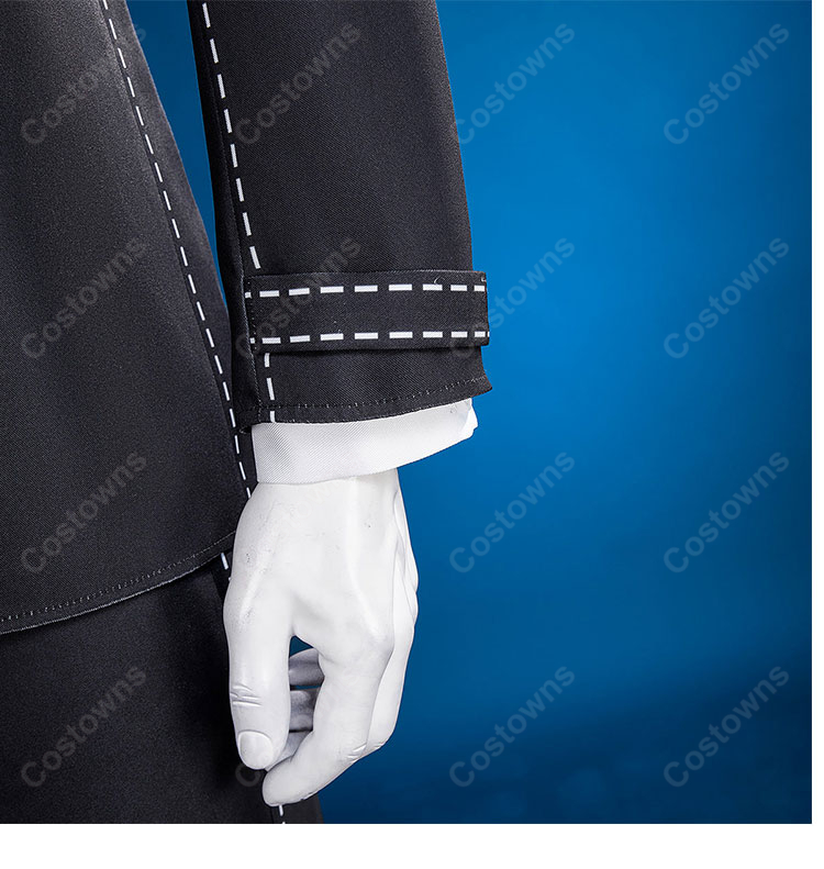 ペルソナ4 リバイバル 白鐘直斗 コスプレ衣装 探偵風制服 ジャケット パンツ 帽子付き イベント撮影向け-9
