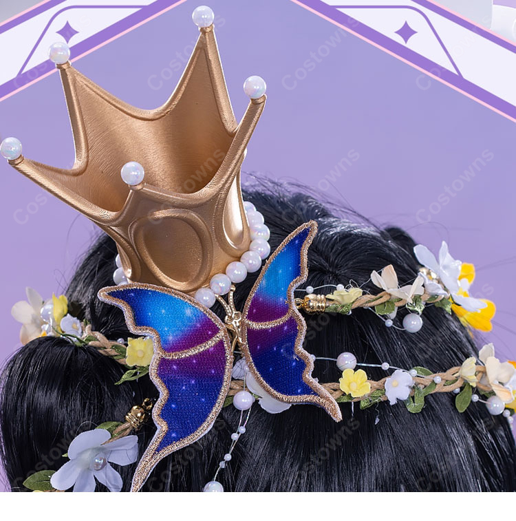 ラブライブ!スクフェス 矢澤にこ 妖精の国編 覚醒後 妹にしてあげる♪ コスプレ衣装 花妖精風ステージ衣装-11