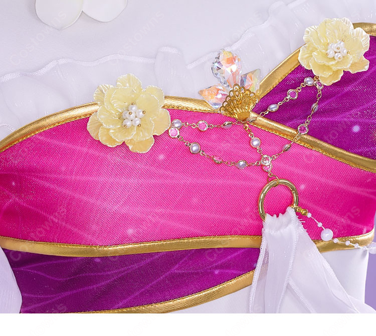 ラブライブ!スクフェス 矢澤にこ 妖精の国編 覚醒後 妹にしてあげる♪ コスプレ衣装 花妖精風ステージ衣装-4